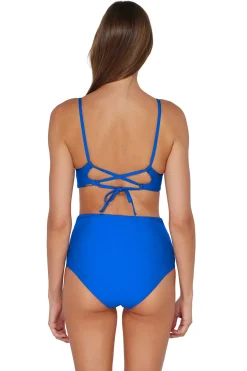 Wire-Free<Sunsets Electric Blue Lyla Bralette Top