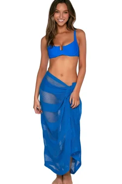 Cover-Ups<Sunsets Electric Blue Paradise Pareo