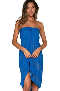Cover-Ups<Sunsets Electric Blue Paradise Pareo