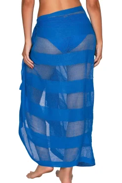 Cover-Ups<Sunsets Electric Blue Paradise Pareo