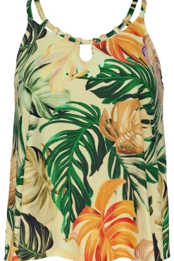 Plus Size|Wire-Free<Sunsets Escape Amber Oasis Sadie Tankini Top