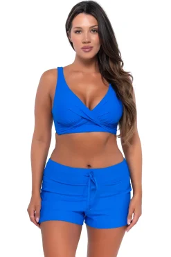Swim Shorts<Sunsets Escape Electric Blue Laguna Swim Short