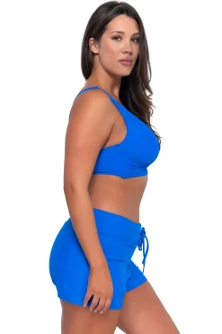 Swim Shorts<Sunsets Escape Electric Blue Laguna Swim Short