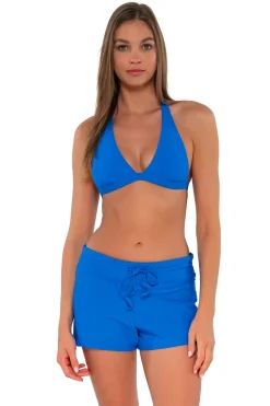 Swim Shorts<Sunsets Escape Electric Blue Laguna Swim Short