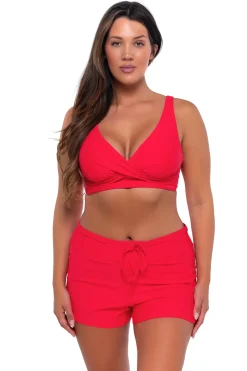 Swim Shorts<Sunsets Escape Geranium Laguna Swim Short