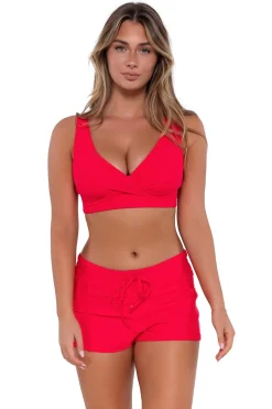 Swim Shorts<Sunsets Escape Geranium Laguna Swim Short