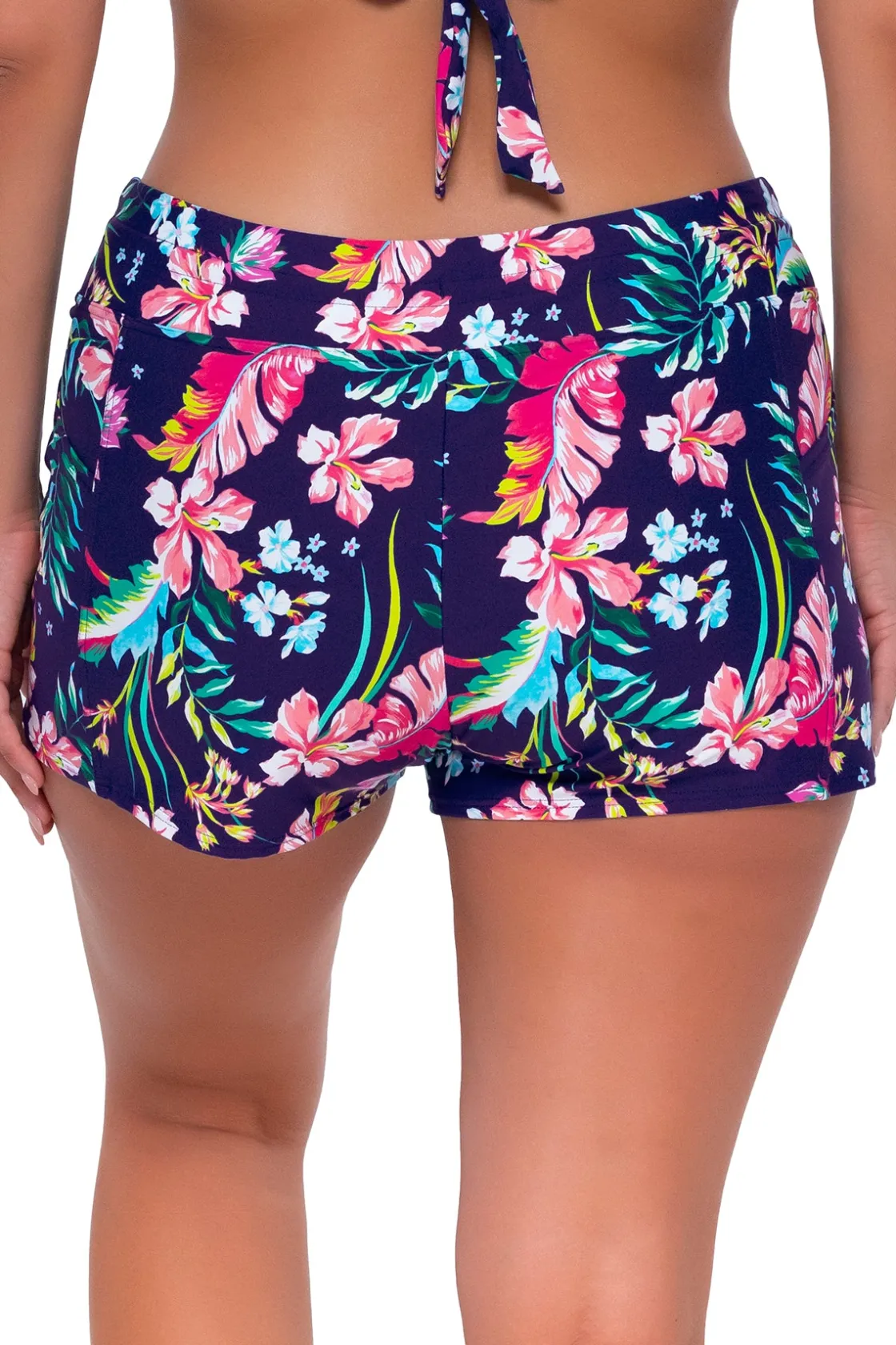 Plus Size<Sunsets Escape Island Getaway Laguna Swim Short