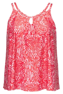 Plus Size|Wire-Free<Sunsets Escape Majorca Sadie Tankini Top