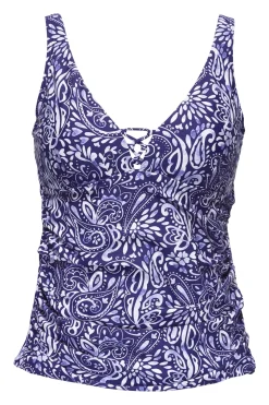 Plus Size|Underwire<Sunsets Escape Marina Emerson Tankini Top