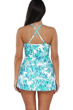 Swim Dress<Sunsets Escape Sea Breeze Sandbar Rib Sienna Swim Dress