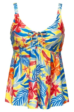 Plus Size|Underwire<Sunsets Escape Suncatcher Marin Tankini Top
