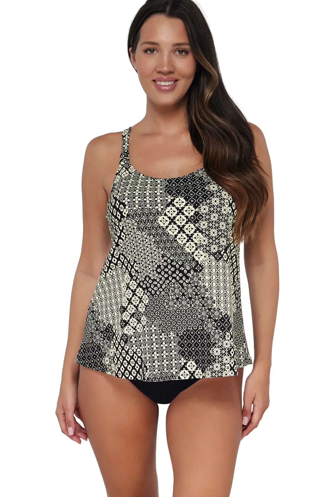 Tankinis<Sunsets Escape Venice Seagrass Texture Jenna Tankini Top