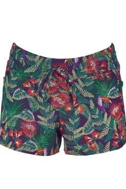Plus Size<Sunsets Escape Welcome To Rio Laguna Swim Short Bottom