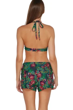 Plus Size<Sunsets Escape Welcome To Rio Laguna Swim Short Bottom