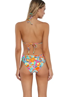 Low-Rise|Bikini Bottoms<Sunsets Festive Floral Sandbar Rib Collins Hipster Bottom