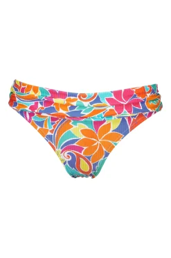 Plus Size|Bikini Bottoms<Sunsets Festive Floral Sandbar Rib Unforgettable Bottom