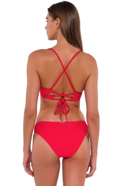 Bikini Tops<Sunsets Geranium Brandi Bralette Top