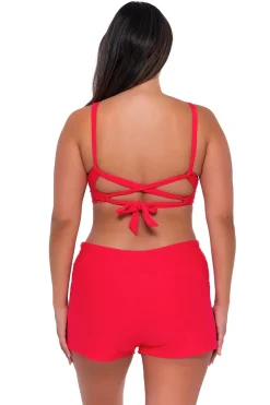 Plus Size|Bikini Tops<Sunsets Geranium Elsie Top