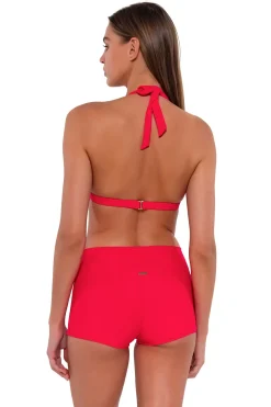 Plus Size|Swim Shorts<Sunsets Geranium Kinsley Swim Short