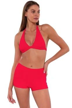 Plus Size|Swim Shorts<Sunsets Geranium Kinsley Swim Short