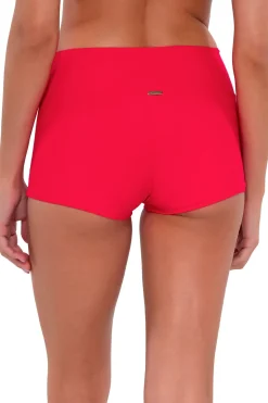 Plus Size|Swim Shorts<Sunsets Geranium Kinsley Swim Short