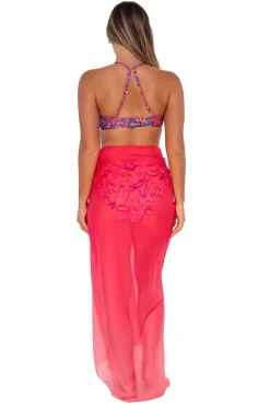 Cover-Ups<Sunsets Geranium Paradise Pareo