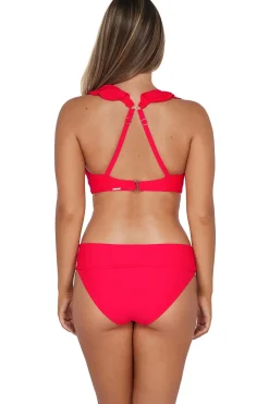 Plus Size|Wire-Free<Sunsets Geranium Willa Wireless Top