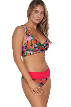 Plus Size|Underwire<Sunsets Hummingbird Cove Elsie Top