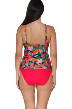 Plus Size|Underwire<Sunsets Hummingbird Cove Elsie Tankini Top