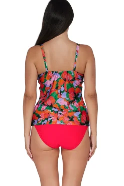 Plus Size|Underwire<Sunsets Hummingbird Cove Taylor Tankini Top