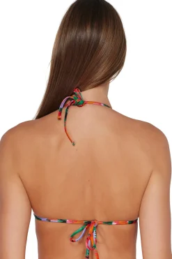 Wire-Free|Bikini Tops<Sunsets Hummingbird Cove Laney Triangle Top