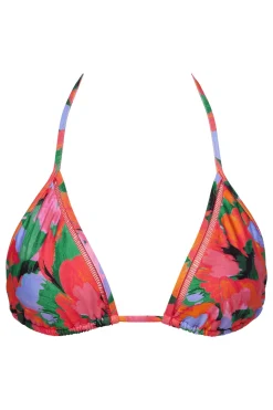 Wire-Free|Bikini Tops<Sunsets Hummingbird Cove Laney Triangle Top