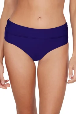 Plus Size|High-Waist<Sunsets Indigo Capri High Waist Bottom