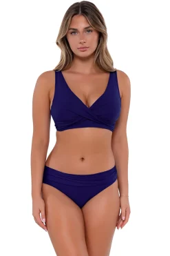 Plus Size|Bra-Sized<Sunsets Indigo Elsie Top