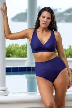 Plus Size|Bra-Sized<Sunsets Indigo Elsie Top