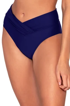 High-Waist<Sunsets Indigo Summer Lovin V-Front Bottom