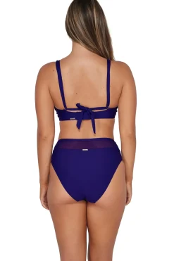 Plus Size|Underwire<Sunsets Indigo Vienna V-Wire Top