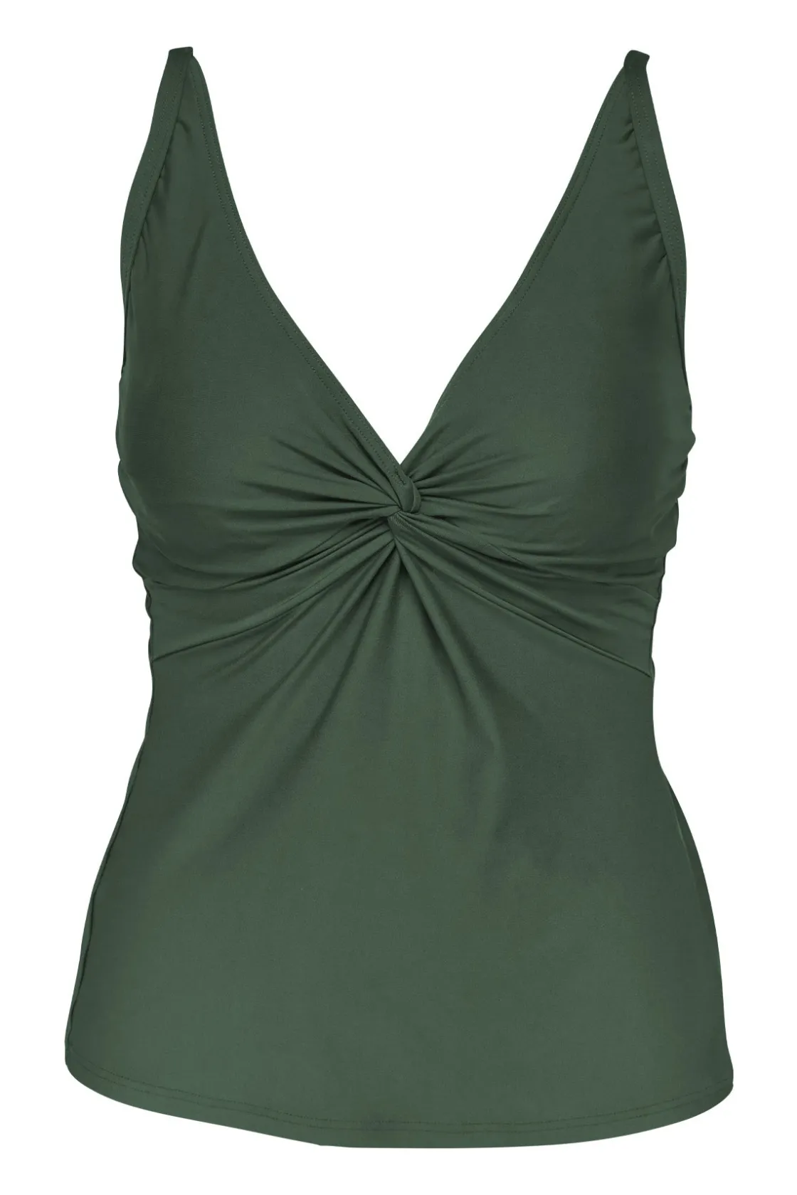 Plus Size|Underwire<Sunsets Island Green Forever Tankini Top