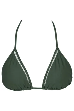 Wire-Free|Bikini Tops<Sunsets Island Green Laney Triangle Top