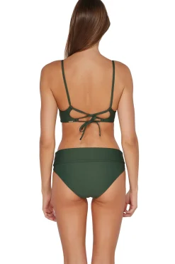 Wire-Free<Sunsets Island Green Lyla Bralette Top