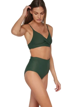 Wire-Free<Sunsets Island Green Lyla Bralette Top