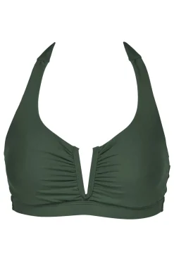 Plus Size|Underwire<Sunsets Island Green Vienna V-Wire Top