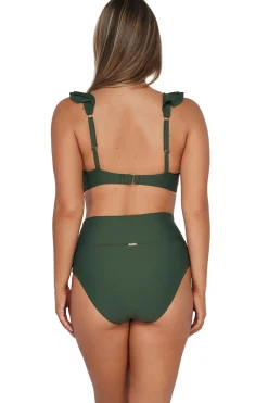 Plus Size|Wire-Free<Sunsets Island Green Willa Wireless Top