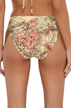 Plus Size|High-Waist<Sunsets Island Spice Hannah High Waist Bottom
