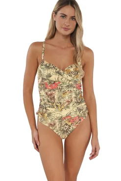 Wire-Free|Tankinis<Sunsets Island Spice Simone Tankini Top