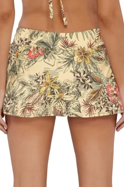 Plus Size<Sunsets Island Spice Sporty Swim Skirt