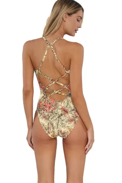 Classic<Sunsets Island Spice Veronica One Piece