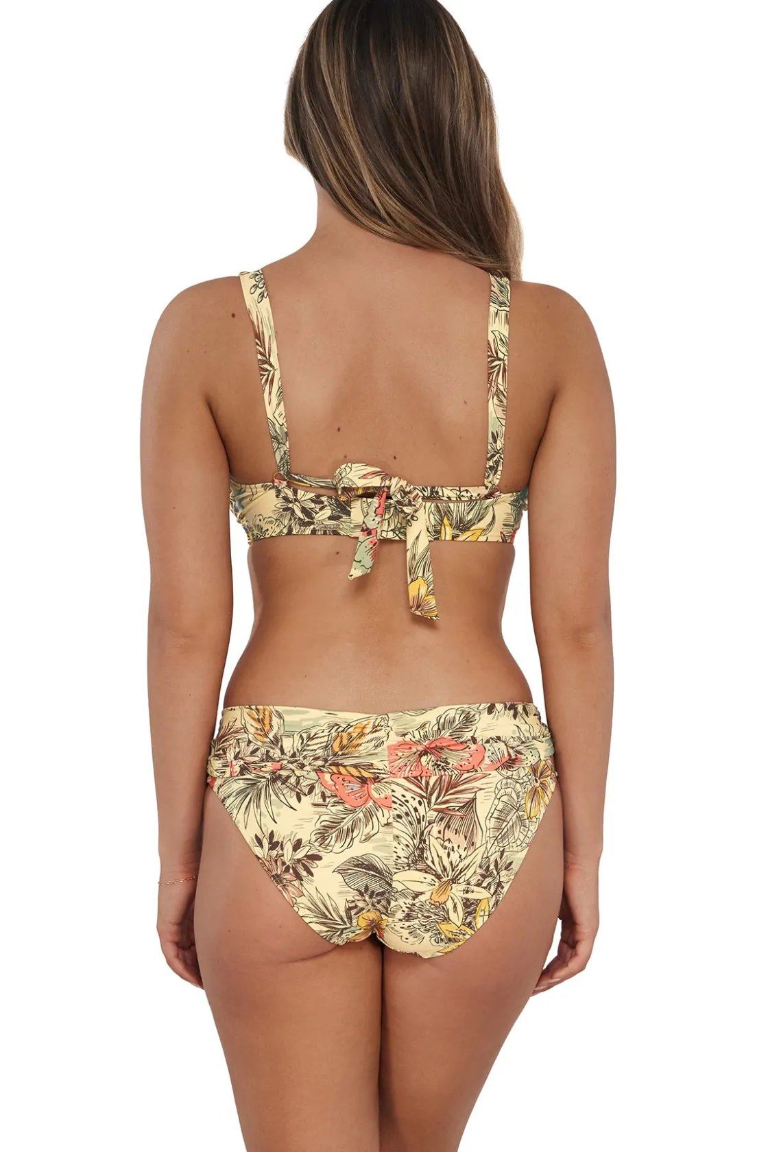 Plus Size|Underwire<Sunsets Island Spice Vienna V-Wire Top