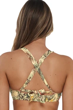 Plus Size|Underwire<Sunsets Island Spice Vienna V-Wire Top