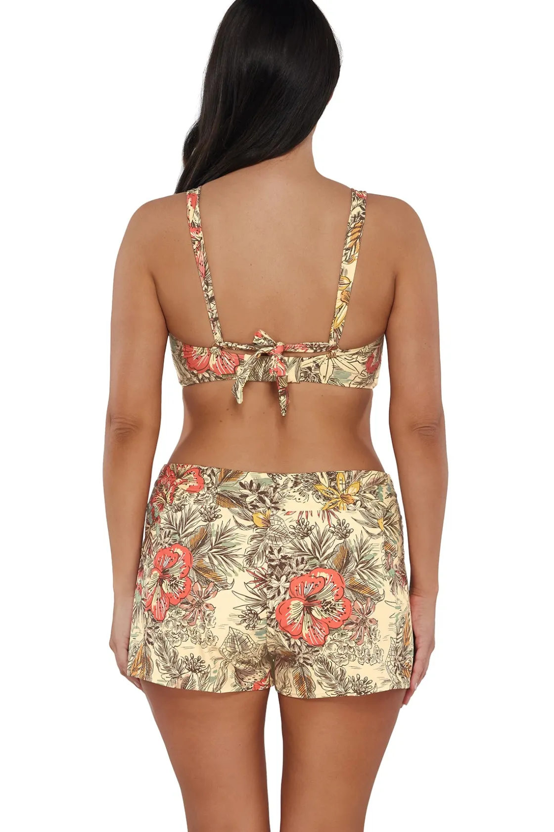 Plus Size|Underwire<Sunsets Island Spice Vienna V-Wire Top